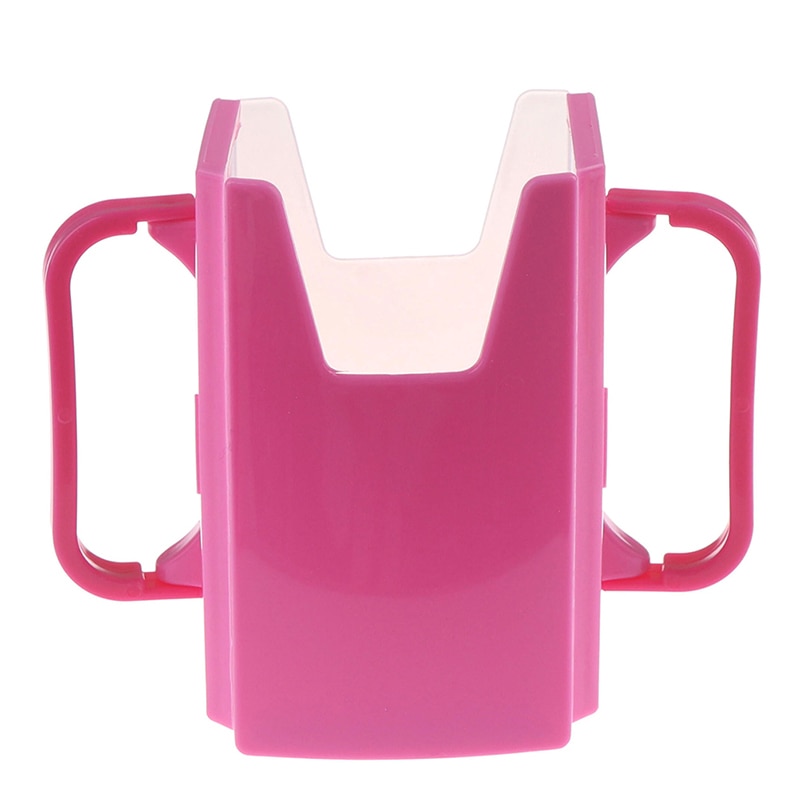 Bottle Cup Milk Holder Adjustable Safety Plastic Baby Toddler Juice Box Drinking